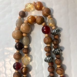 Long bead necklace